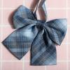 Jk Japanese Plaid Korean Version Of Collar Flower Graduate Female Collar Flower College Wind Streamer Jk Bow Shirt Accessories Sailor Suit