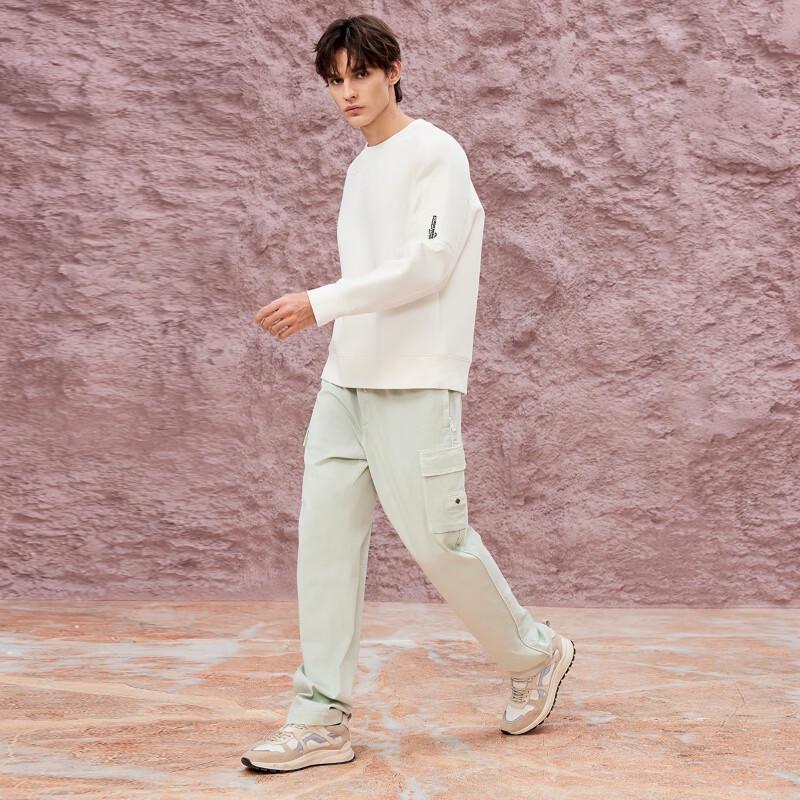 J.Lindeberg Men's Solid Crew Neck Sweatshirt