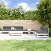 VidaXL Garden Lounge Set 6 Pcs, Center Sofas with Backrest, Outdoor Furniture, Patio Terrace Furniture Set, 3186614