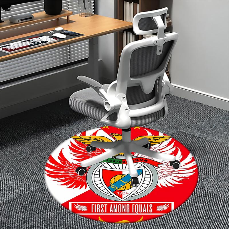 

E PLURIBUS UNUM,FIRST AMONG EQUALS Chair mat Round Rug-Office carpet, Machine Washable, Non-slip, Suitable for Living Rooms, Bedrooms, Entry 80cm by 80cm