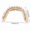 Smile Snap On False Teeth Upper Lower Dental Veneers Dentures Tooth Cover Set