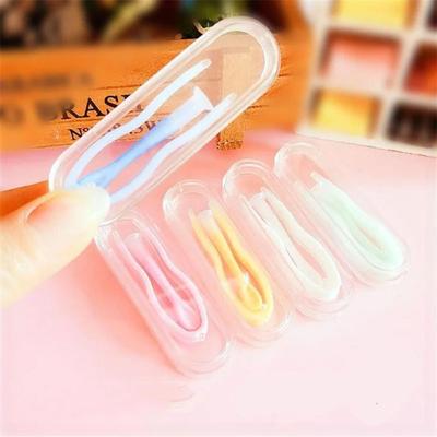 1PC Wearing Tool Contact Lens Inserter Solid Color Clip Stick Tweezers  Women Men