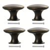 4 Pieces Of Vintage Cabinet Knobs, Antique Bronze Cabinet Door Handle Knobs, Drawer Handle Knobs With Screws For Home Furniture