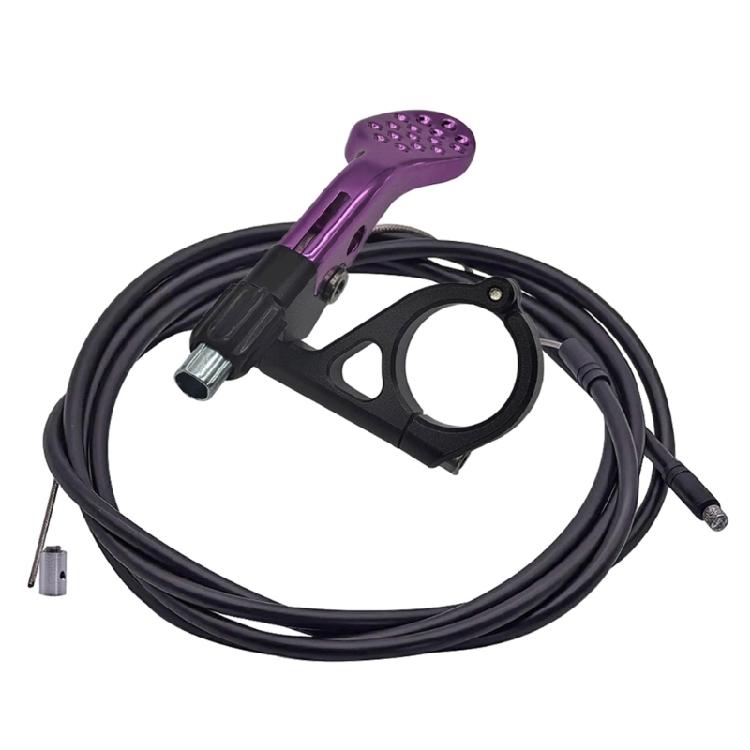 Aluminum Alloys Bike Dropper Post Remote Lever Bike Seats Tube Height Cable Adjustable Lever Easy to Installation