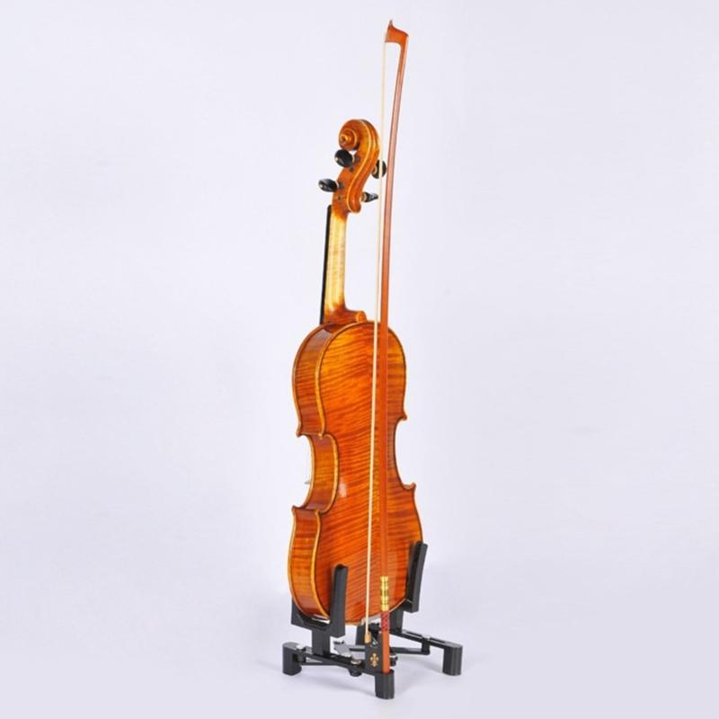 Supporto per Violino Pieghevole Portatile Regolabile Supporto per Violino Portatile in Plastica Supporto da Pavimento Accessori per Strumenti a Corda