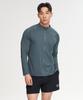 Leijibi [Set] Essential Loose Fit Long Sleeve Zip-Up Rash Guard + Swimsuit Shorts Set W (6 Colors) (B Type)