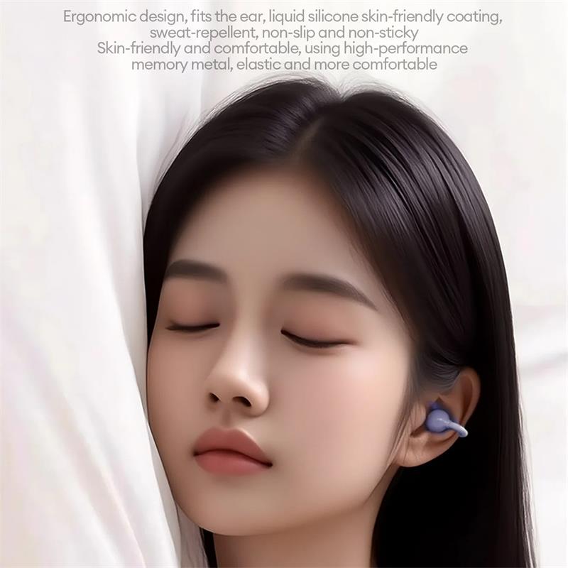 Original Lenovo LK6 Wireless Bluetooth 5.4 Ear Clip Headphone HIFI Sound Quality ENC Noise Reduction Earphones Long Endurance Earsets