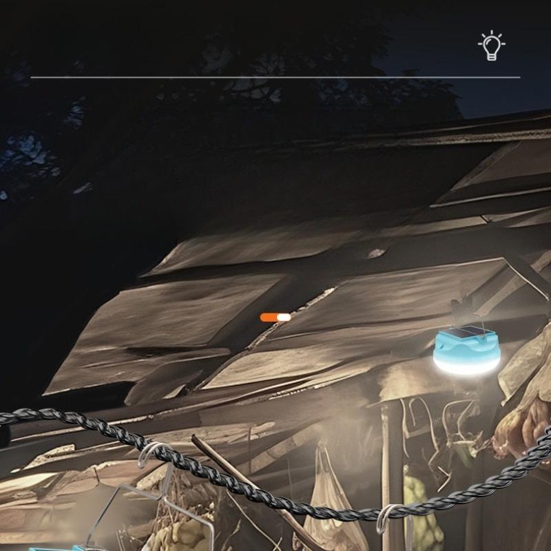 1Pc Bread Lights, Solar Power Outage Emergency Night Market Stall Lights, Five-sided Luminous Outdoor Camping Lights