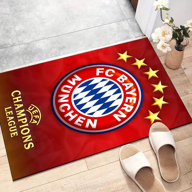 B-Bayern Munich (6)Printed Area Rug Carpet for Bedroom Living Room Home Decor Rugs Mat Non Slip Mat Rug for Bedside