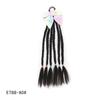 Colorful Children's Braided Wig Hair Clip with Double Ponytails