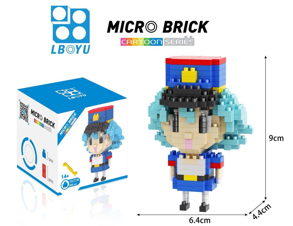 Leboyu 8093 Micro Diamond Block Toy - Educational Elf Assembly Set 