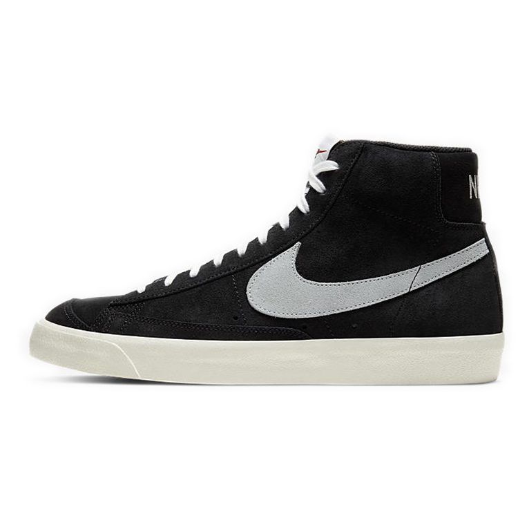 

Черные замшевые кроссовки унисекс Nike Blazer Mid 77 Pure-Platinum Sail White CW2371-001