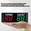 Multi-Sport Digital Scoreboard Adjustable Brightness Countdown Time Display Electronic Scoreboard Score Keepers