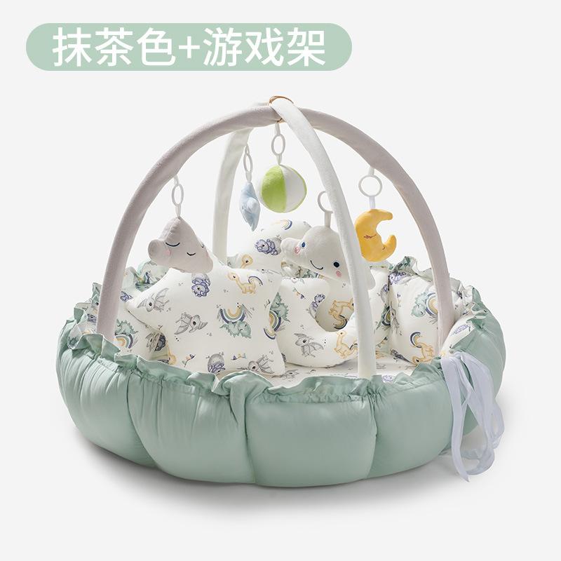 0-1Baby play mat and gym rack 3-9-121-month-old baby crawling mat, baby crib, baby toy