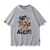 Men's Naruto Anime Graphic T-Shirt, Sasuke Uchiha & Pain Akatsuki Oversized , Summer Loose Fit Casual Streetwear for Boys&Girls