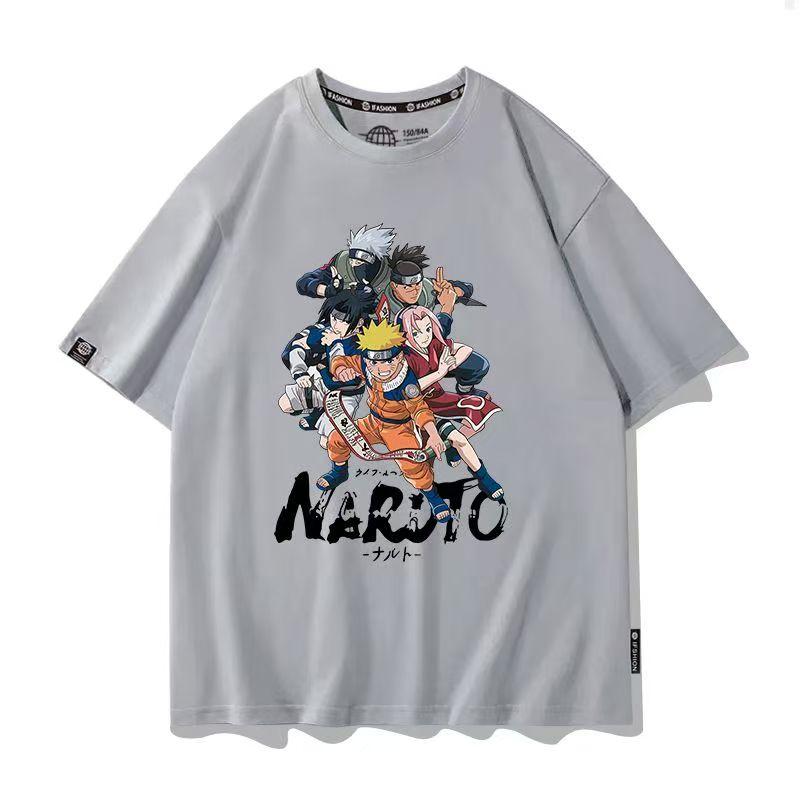 Men's Naruto Anime Graphic T-Shirt, Sasuke Uchiha & Pain Akatsuki Oversized , Summer Loose Fit Casual Streetwear for Boys&Girls