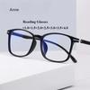 Fashion Anti Blue Light Glasses Men Reading Glasses with Spring Hinge Lightweight Eyewear for Office/Book/Phone Use Gafas Hombre