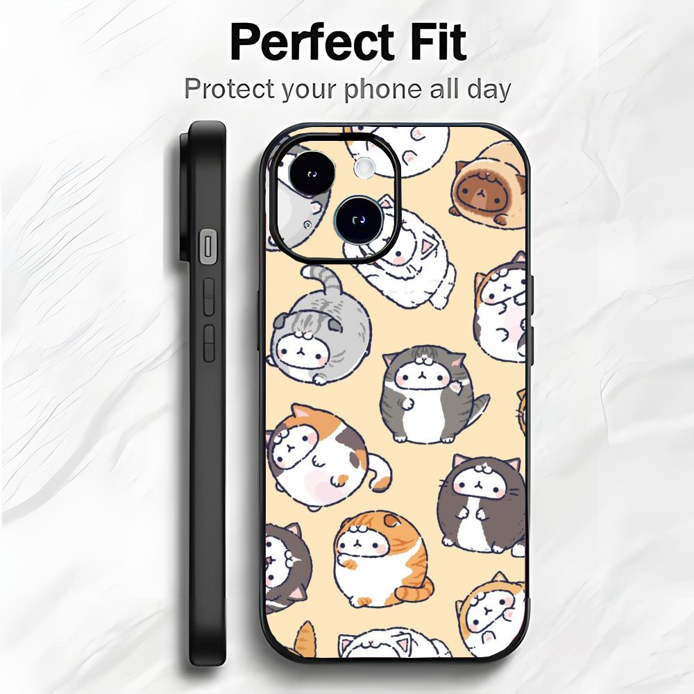 Sweet Adorable Pet Cute Cat Phone Case Phone Case Soft Packaging Lightweight For iPhone17 16 15 14 13ProMax