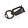 Multifunctional Pocket EDC Multi Tool Keychain Bottle Opener Hexagon Wrench Measuring Ruler Outdoor Survival Gear Gadget