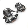 9/16inch Thread Exercise Bikes Pedals Nonslip Grip Design Aluminum Alloy Plastic Construction for Commercial Spin Bikes