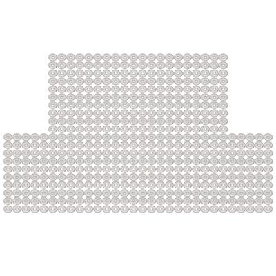 500PCS Flat Round Washers for M2 Screws Stainless Steel Bolt Washer Set 2.5x10x0.5mm