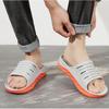 Summer New Men EVA Slides Casual Lightweight Non Slip Slippers Open Toe Shoes for Indoor Outdoor Beach Shower Shoes Flip-flops