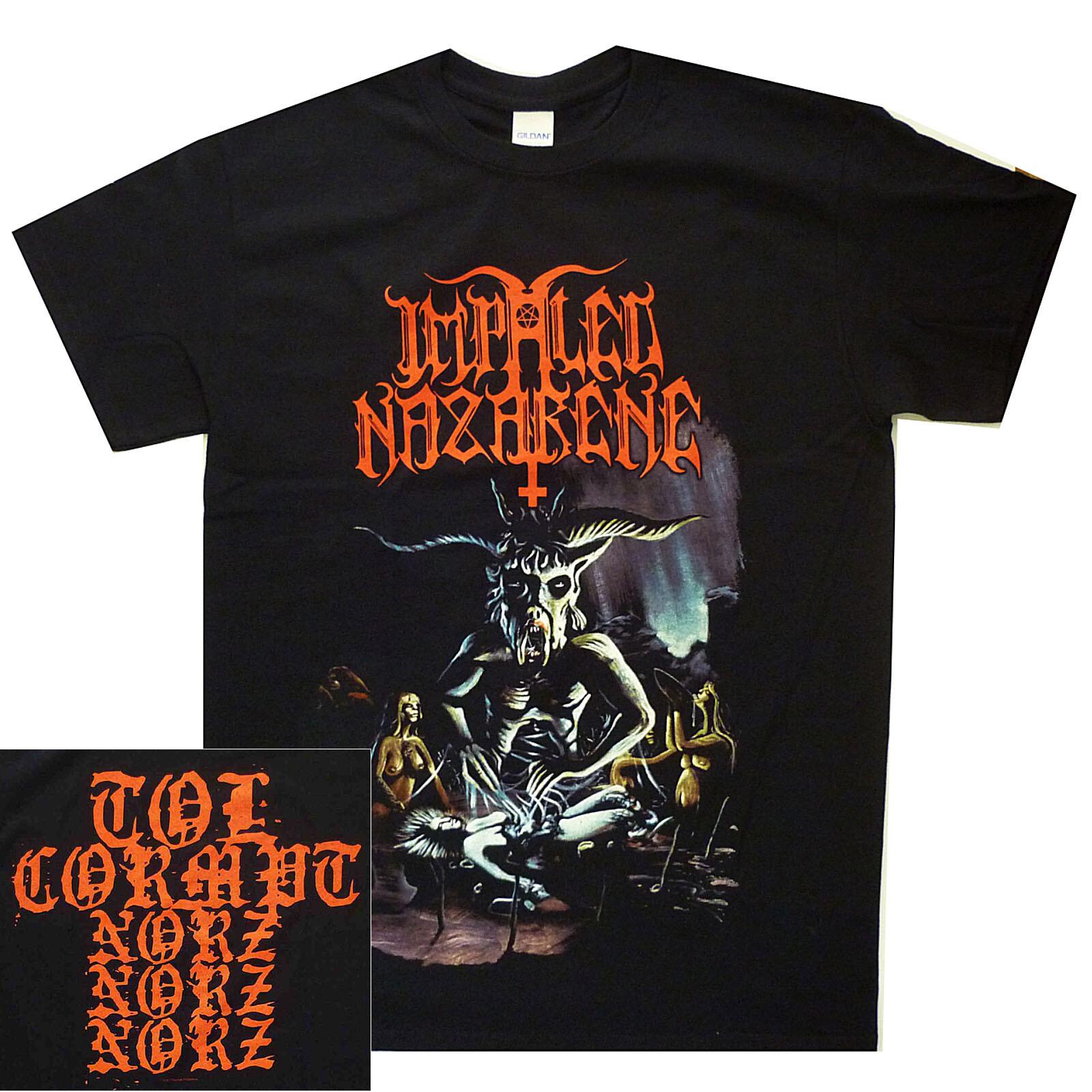26 Impaled Nazarene Tol Cormpt Norz Shirt S M L XL XXL Black Metal T-shirt Official Unisex T-Shirt XL 1990₽