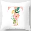 New Fashion 26 English Letter Pattern Cushion Cover Home Fabric Sofa Modern Style Pillow Cover