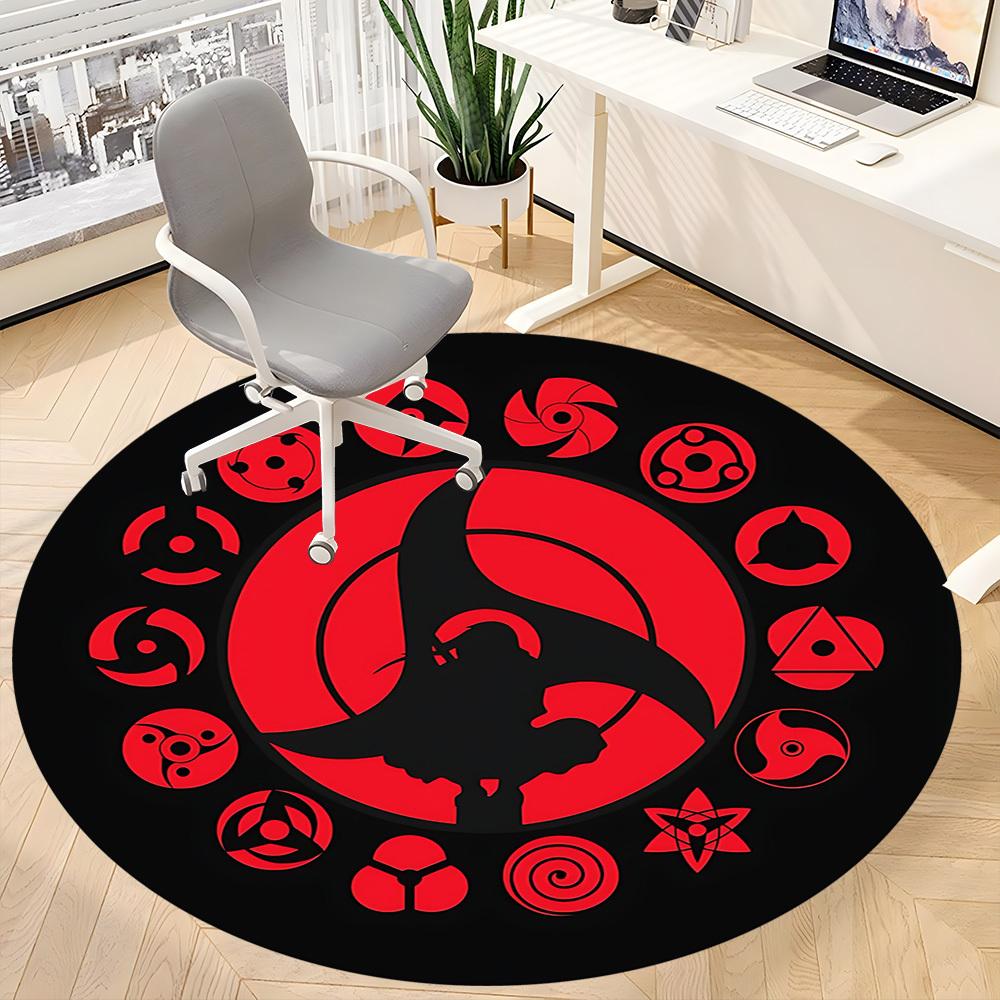 NARUTO Office Round Area Rug,  Under Office Chairs Bedroom Living Room Home Decor a0908161