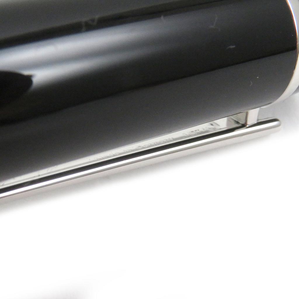 Excellent MONTBLANC Ballpoint pen Johann Strauss Donation pen Black Silver Used