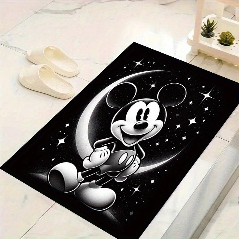 

1pc Mickey Pattern Area Rug Soft Flannel Floor Mat for Living Room,Office,Bedroom and Carpet,Sofa Coffee Table Floor Mat 60cm by 90cm