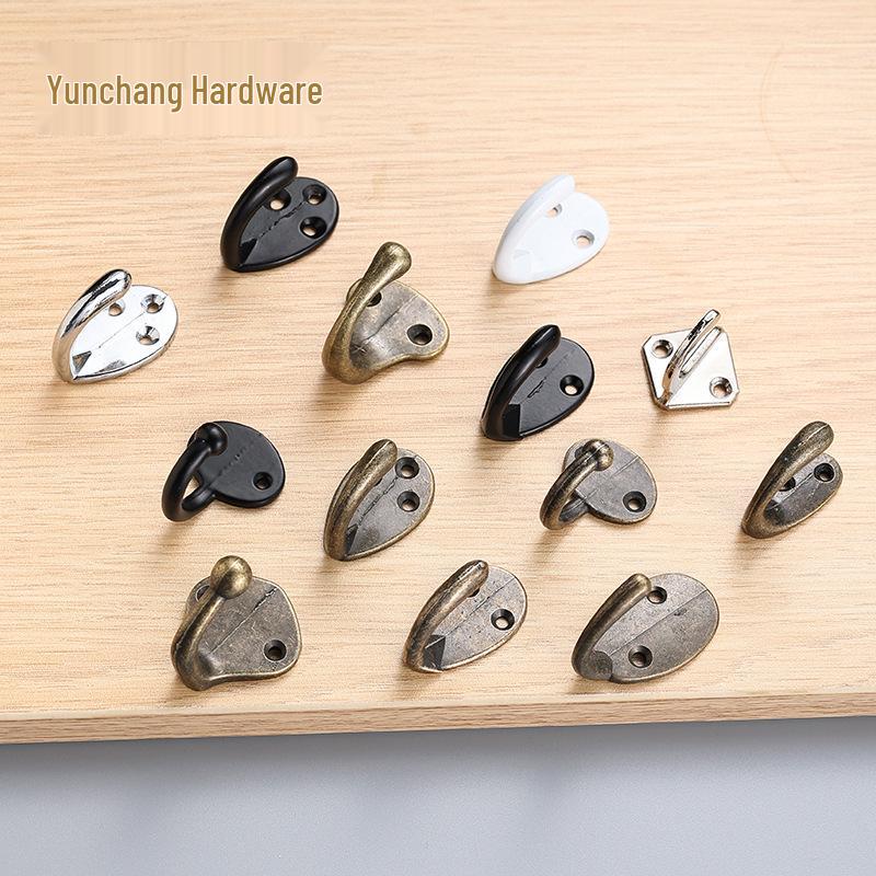 Vintage Legierung Wandmontierter Mantelhaken - Hinter-Tür, Wandbild, Einzeln, Dickes Design