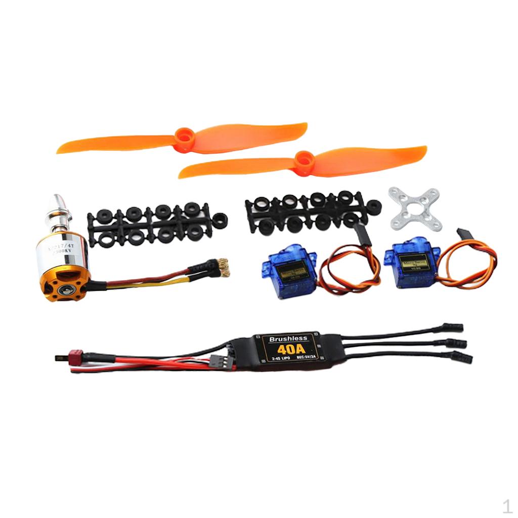 

2300KV Brushless Motor 40A ESC + Propeller for RC Parts