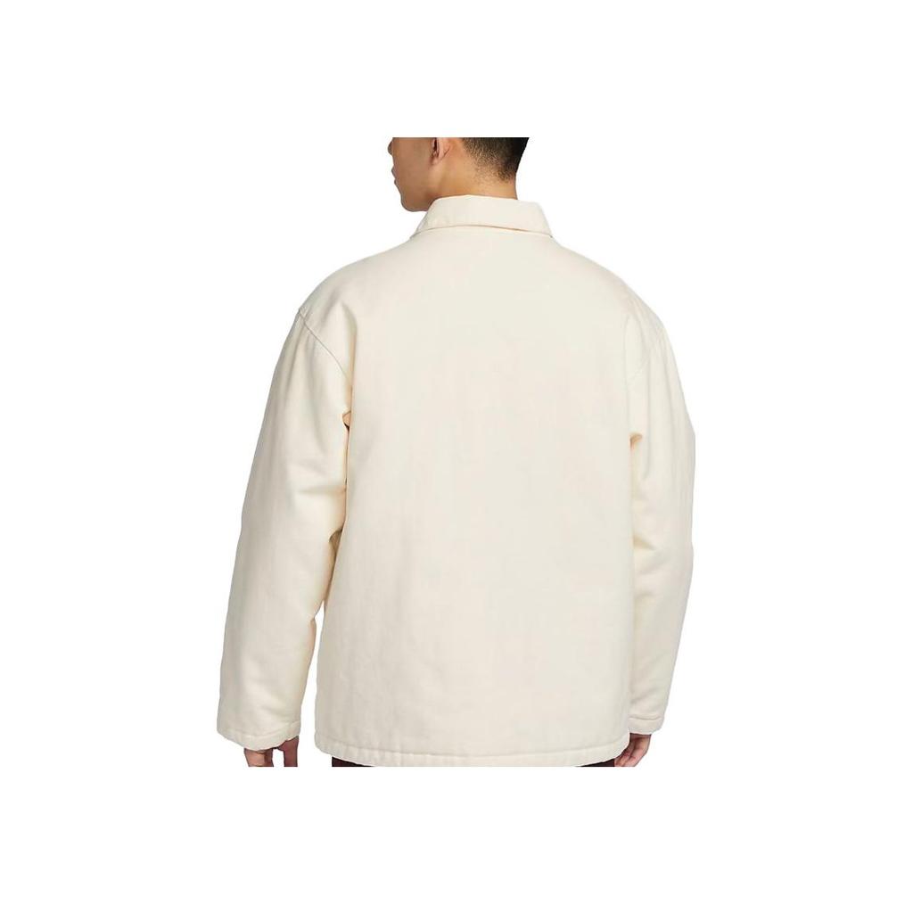 Nike FW23 NAI-KE Series Chinese Collar Workwear Outdoor Casual Jacket Unisex Jacket Off-White FV5442-110