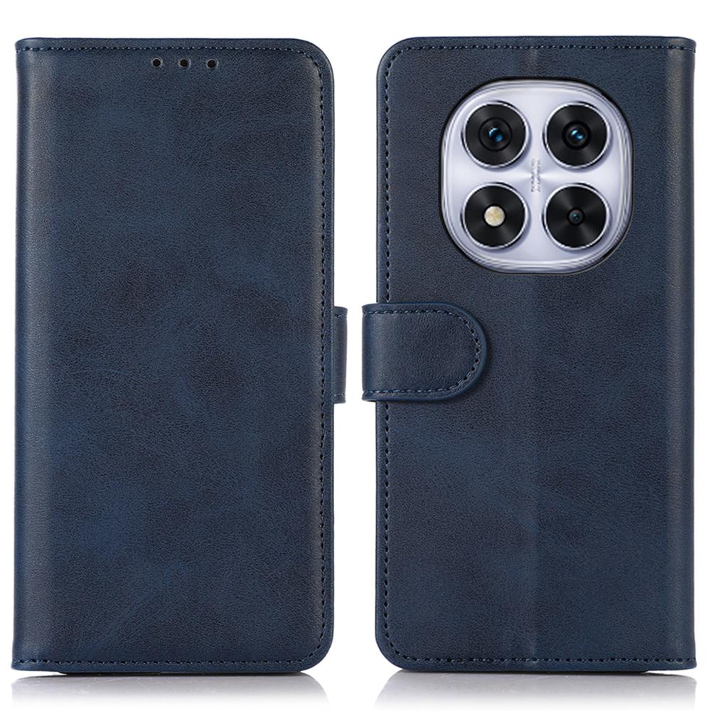 For Xiaomi Redmi Note 14 Pro 5G/Poco X7 5G Case Cowhide Texture Leather Wallet Phone Cover with Stand