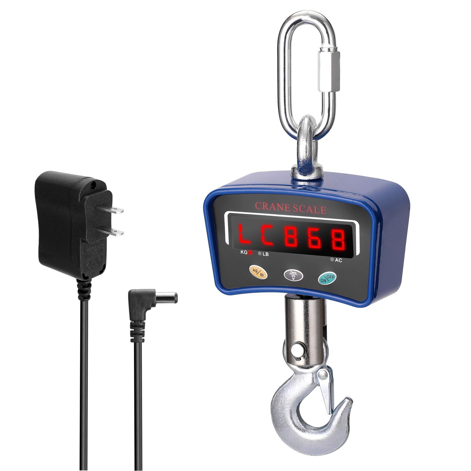 

Мини ЖК-цифровые 1000 кг крановые весы портативные промышленные электронные тяжелые весы с крюком для подвешивания