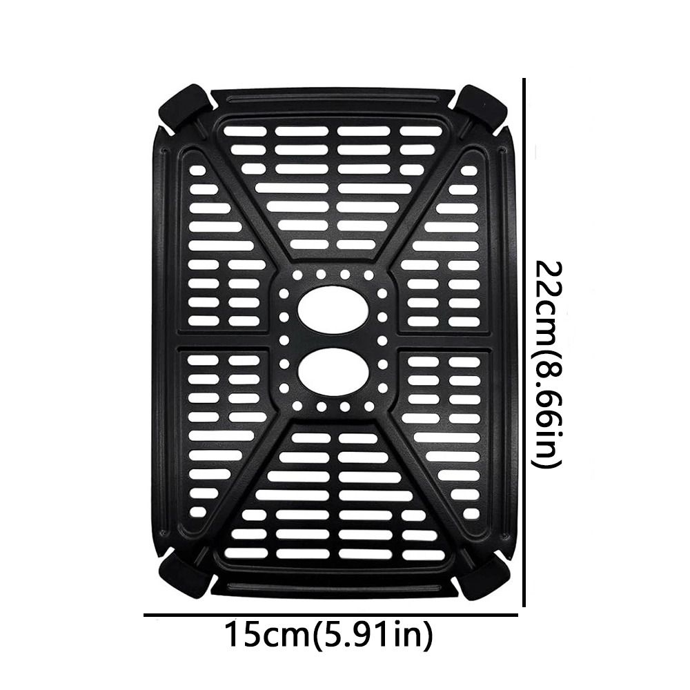 Kwadratowa Taca Grillowa do Frytkownicy Powietrznej Nieprzywierająca Taca do Frytkownicy Powietrznej Wkład do Frytkownicy Powietrznej Frytkownica Powietrzna z Podwójnym Koszem