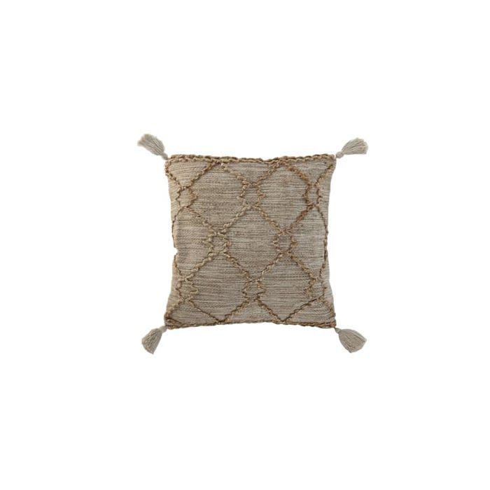 Coussin décoratif - Home ESPRIT - Multicolore - 80x32x42 cm - Coton - Carrée - Lavable