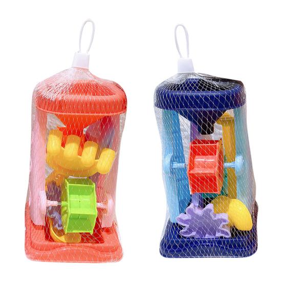 

5Pcs Summer Outdoor Beach Hourglass Shovel Rake Mold Kid Water Sand Play Toy Set