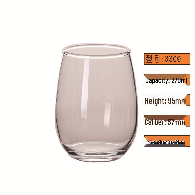 

Egg-Shaped Glass for Water, Milk, Juice, Beer, or Cocktails