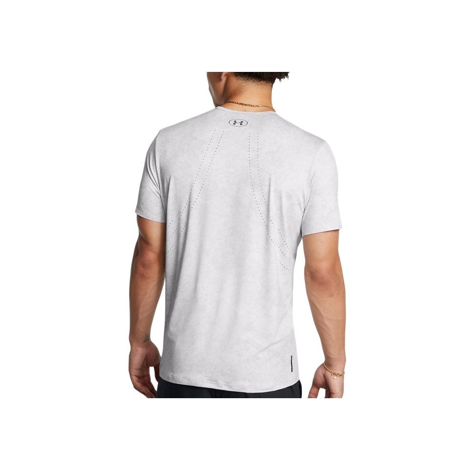 Under Armour Vanish Elite Vent Solid Comfortable Crew Neck Running Training Short Sleeve T-Shirt Men Tops Haze-Gray 1383669-014