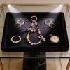 Pvc Water Crystal Ballet Shoe Phone Chain With Heart Pendant For Women And Men