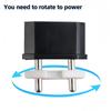 Power Outlet Protective Cover, Suitable for Rotating Plugs, Safety Outlet Protector