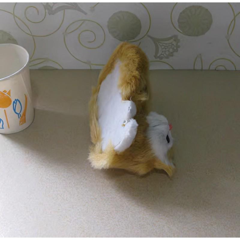 Simulated Cat Set: Three Handmade Imitation Fur Cats for Creative Home Decoration