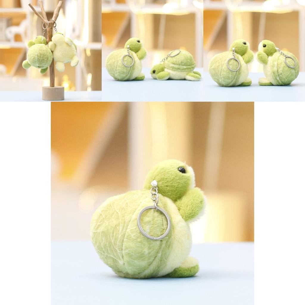 Vegetable Turtle Plush Keychain With Soft Pp Cotton Filling For Kids And Collectors