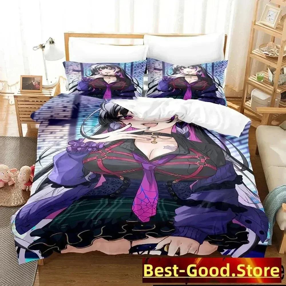 Comforter 3D Print Anime Meloco Kyoran Bedding Set Bed Set Comforter King Queen Size Boys Adult Bedding