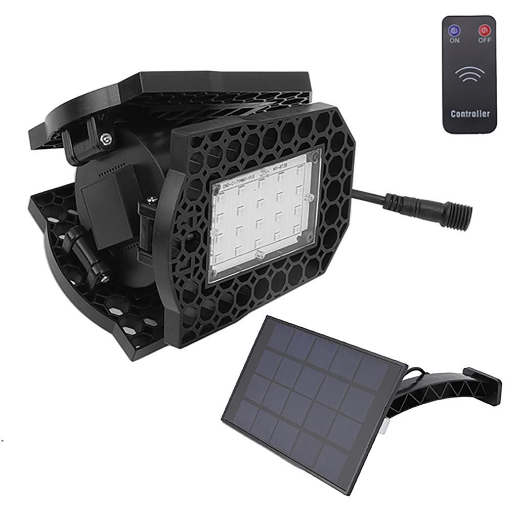 Solarleuchte Außen IP65 Wasserdicht Fernbedienung LED Solarbetriebene Leuchte für Hof Garten