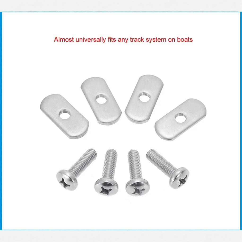 Șuruburi și Șină/Șină pentru Caiac Șurub cu Canal T de Înlocuire Șurub de Montare Angrenaj din Oțel Inoxidabil Accesorii Caiac