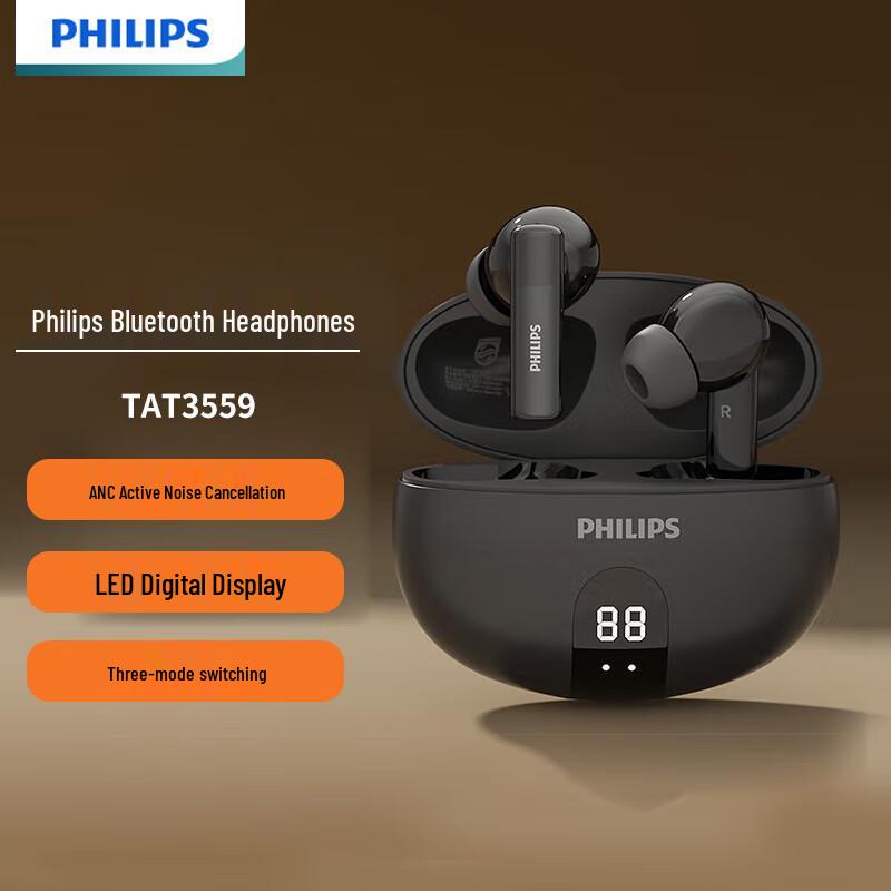 

Philips TAT3559 True Wireless In-Ear Bluetooth Earbuds