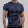 Camiseta deportiva a la moda para hombre, pantalón corto informal para deportes al aire libre, camisetas de manga corta, camiseta ajustada de entrenamiento de baloncesto